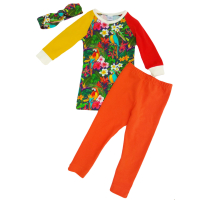 Zacht oranje legging